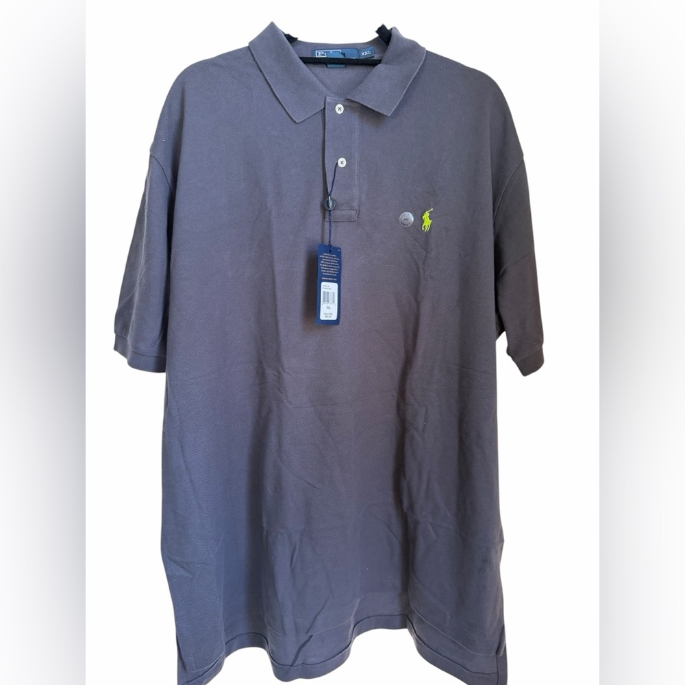 Polo by Ralph Lauren Charcoal Gray Polo 100% Cotton NWT Preppy Luxury Classic